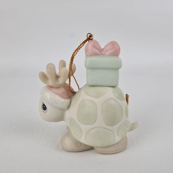 Precious Moments 520489 "Slow Down And Enjoy The Holidays" Vntg + 2 Ornaments - Picture 4 of 7